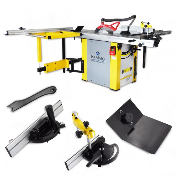 BAMATO sliding table saw BFKS-2000 incl. XXL scope of delivery and standard scoring unit
